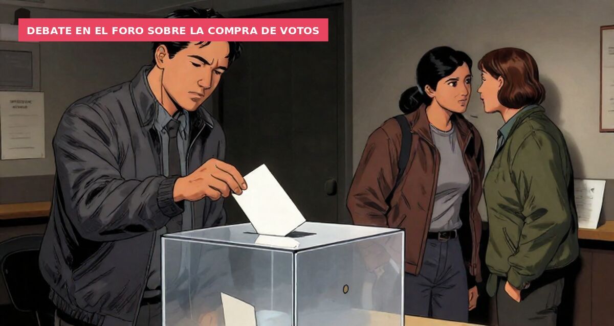 Debate en el foro sobre la compra de votos