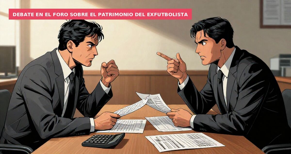 Debate en el foro sobre el patrimonio del exfutbolista