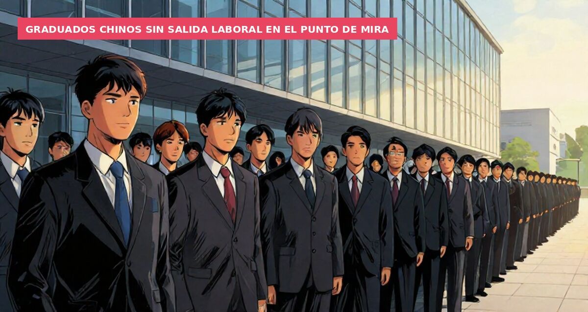 Graduados chinos sin salida laboral en el punto de mira