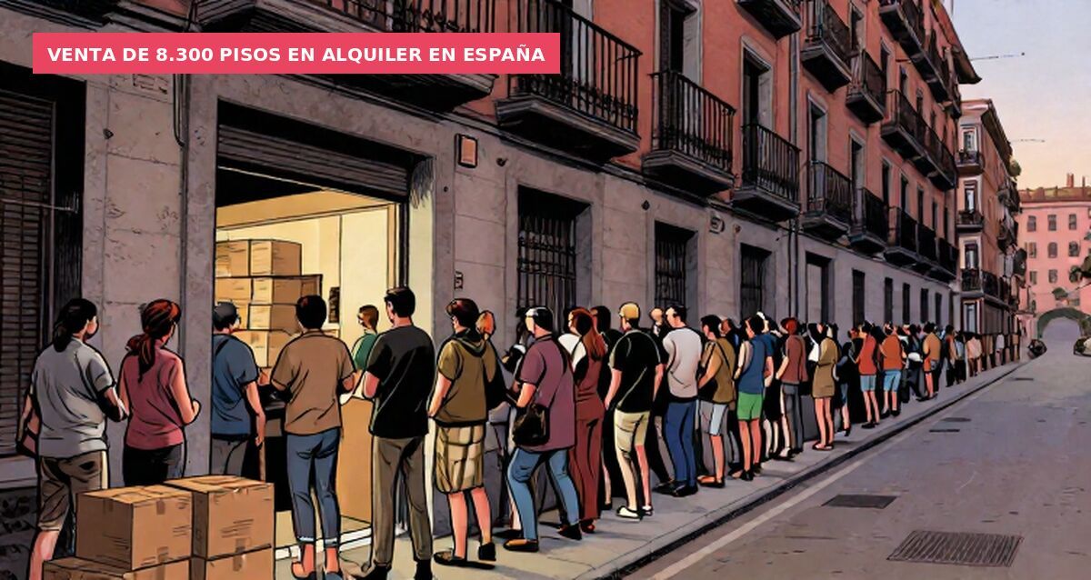 Venta de 8.300 pisos en alquiler en España