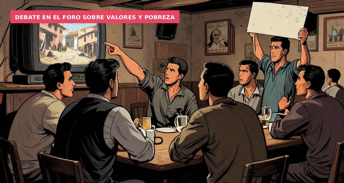 Debate en el foro sobre valores y pobreza