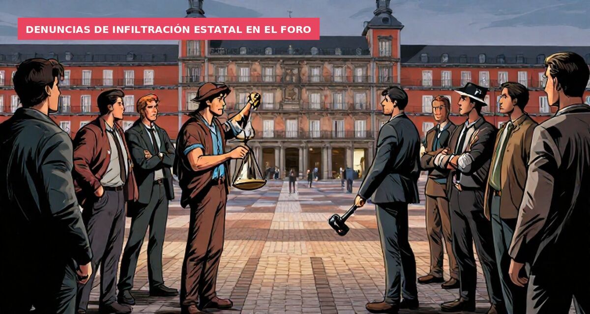 Denuncias de infiltración estatal en el foro