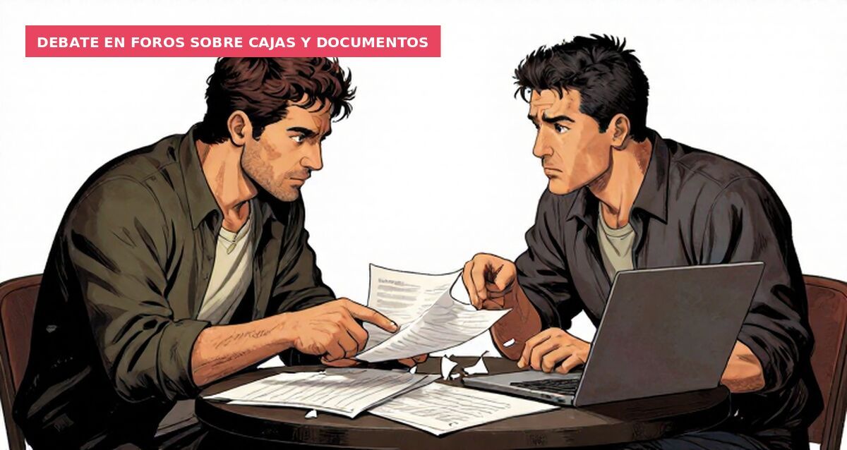 Debate en foros sobre cajas y documentos