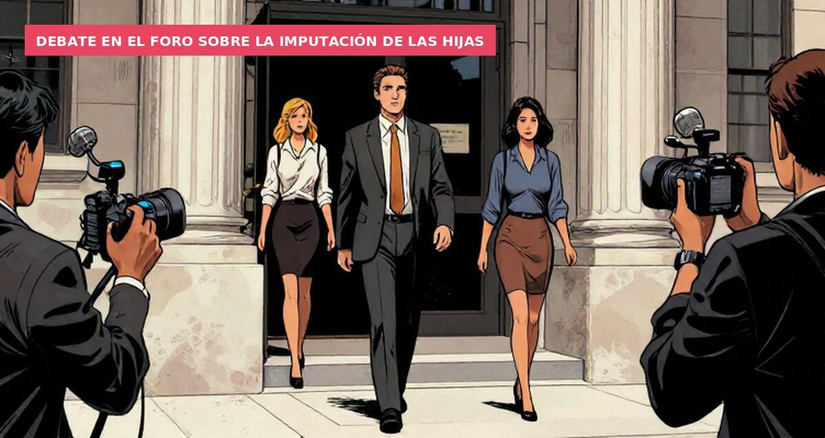 Debate en el foro sobre la imputación de las hijas
