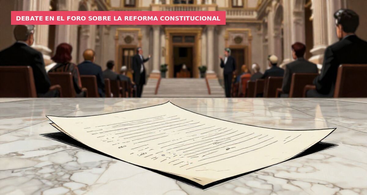 Debate en el foro sobre la reforma constitucional