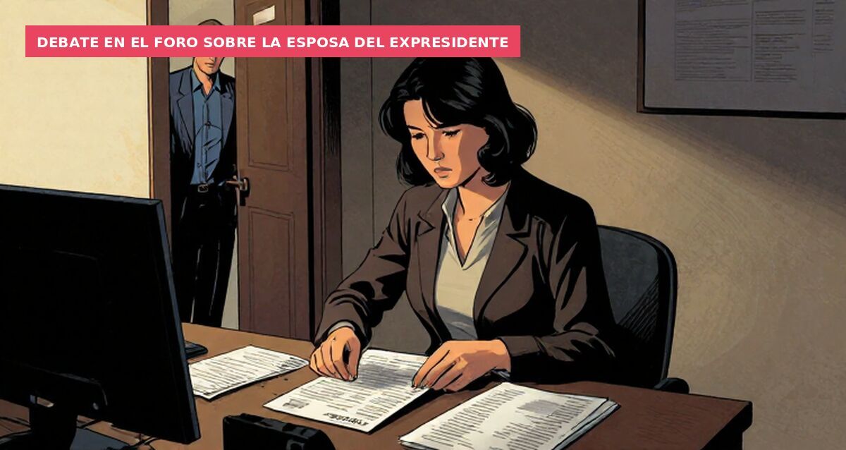 Debate en el foro sobre la esposa del expresidente