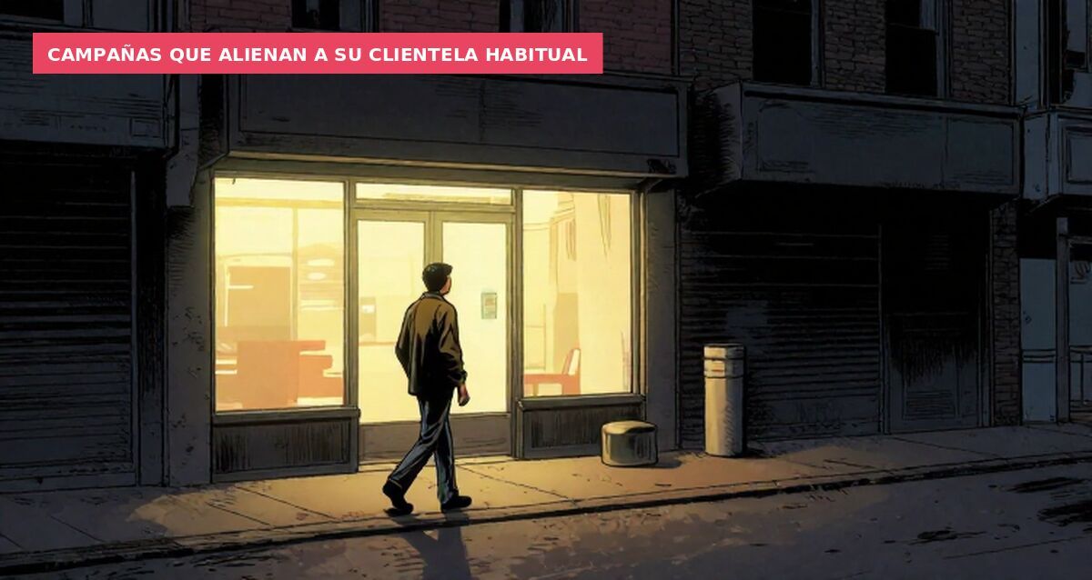 Campañas que alienan a su clientela habitual