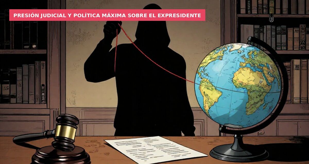 Presión judicial y política máxima sobre el expresidente