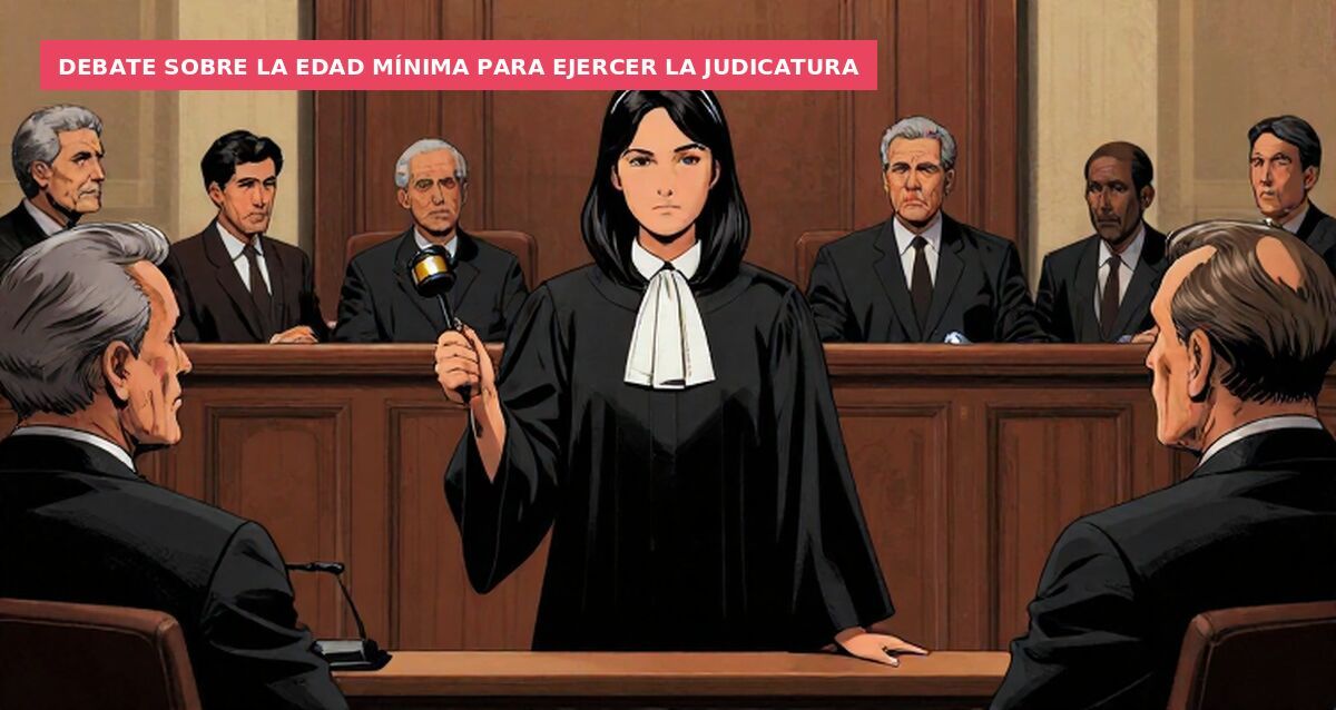 Debate sobre la edad mínima para ejercer la judicatura