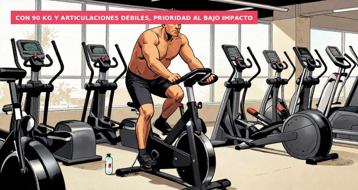 Estoy rellenito, peso 90kg, y voy a empezar a ir al gym 3 días a la semana a las 6am