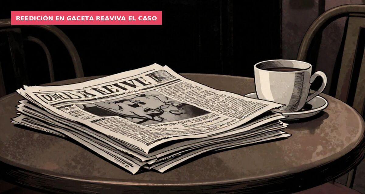 Reedición en Gaceta reaviva el caso