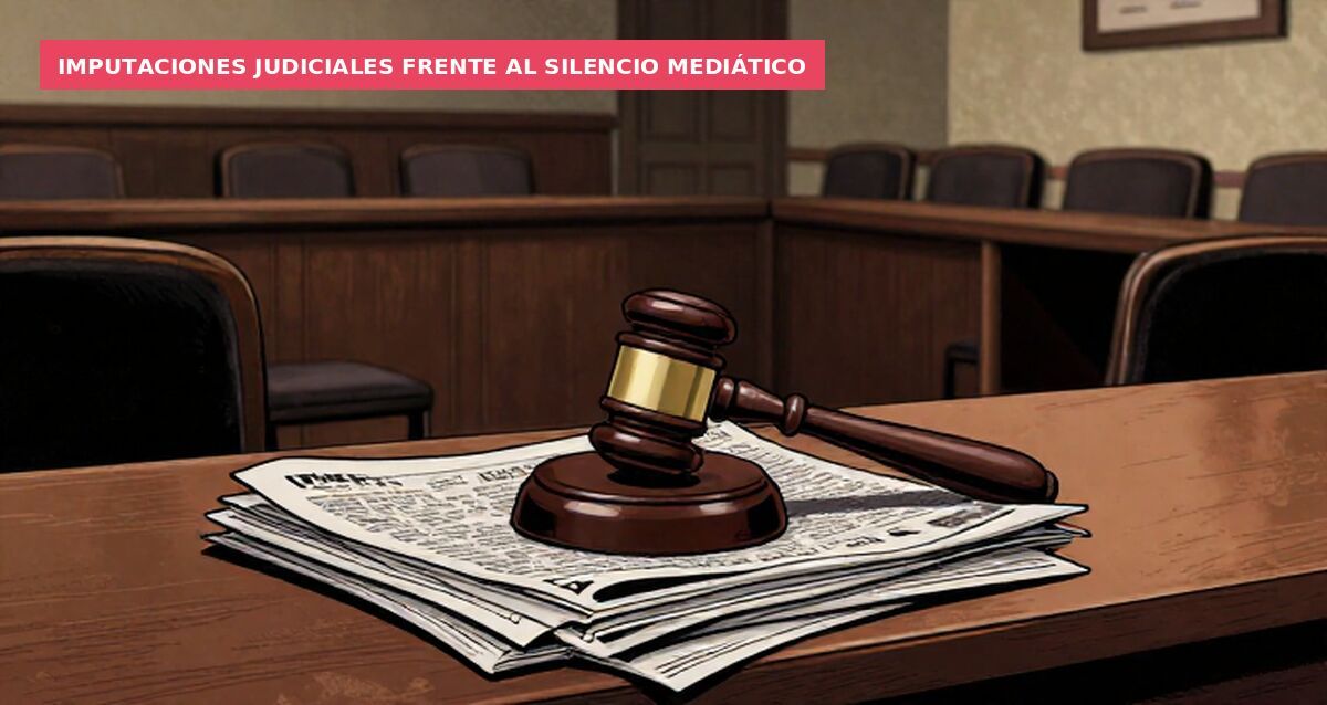 Imputaciones judiciales frente al silencio mediático