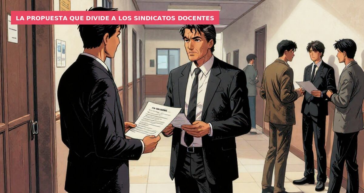 La propuesta que divide a los sindicatos docentes