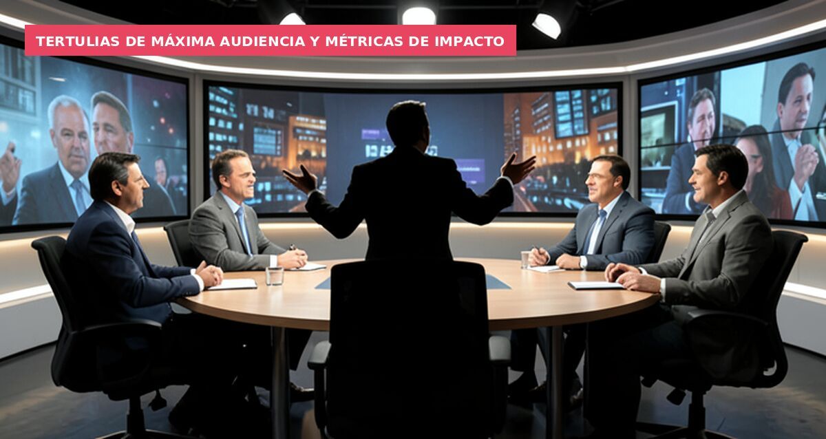 Tertulias de máxima audiencia y métricas de impacto
