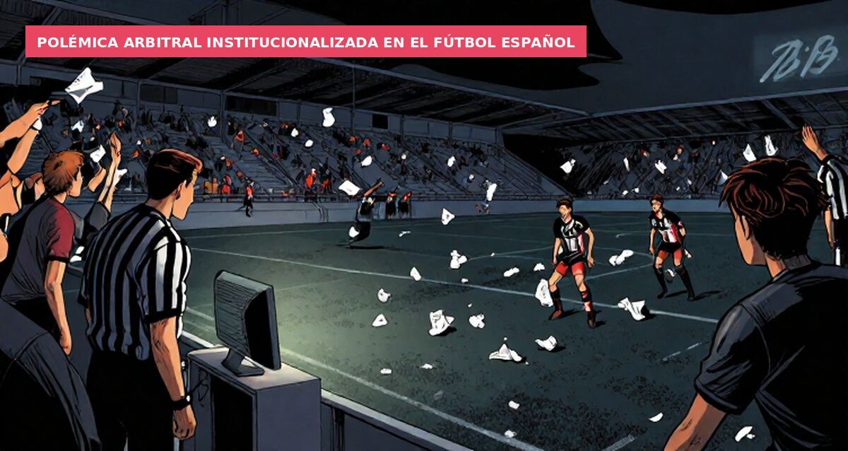 Polémica arbitral institucionalizada en el fútbol español