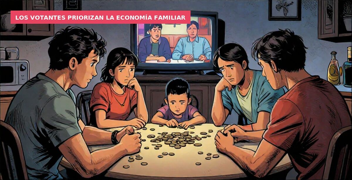 Los votantes priorizan la economía familiar