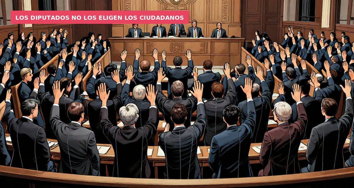 Los diputados no los eligen los ciudadanos