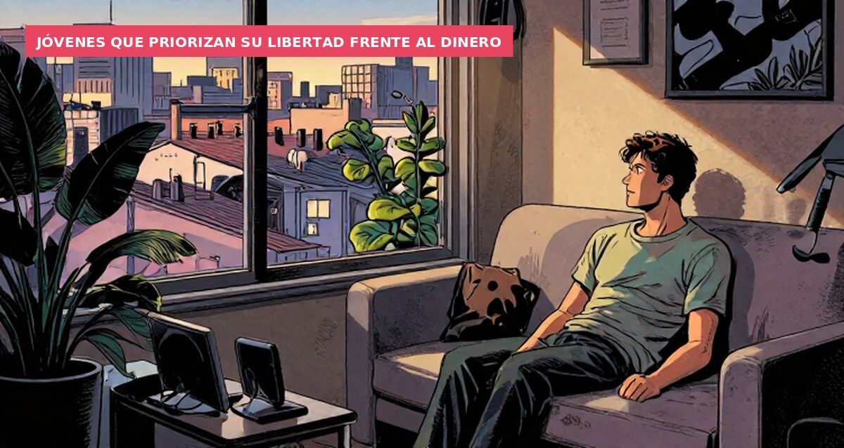 Jóvenes que priorizan su libertad frente al dinero