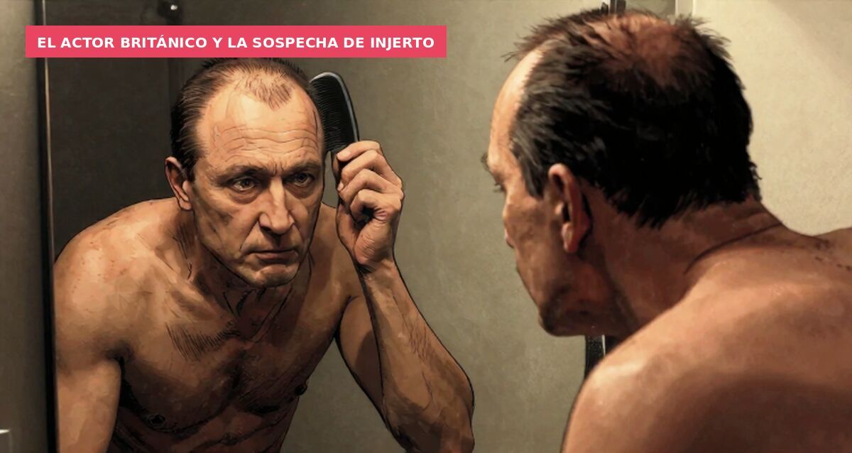 El actor británico y la sospecha de injerto