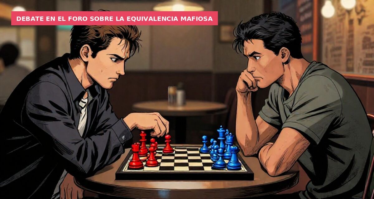 Debate en el foro sobre la equivalencia mafiosa