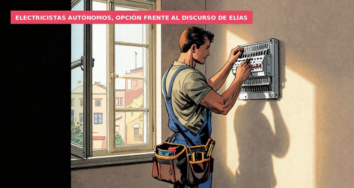 Electricistas autónomos, opción frente al discurso de Elías