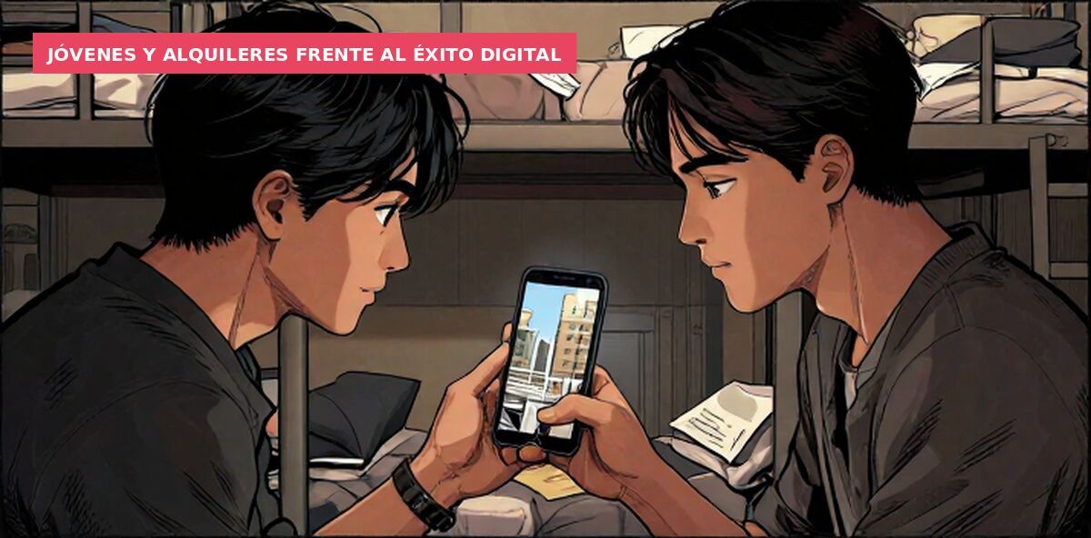 Jóvenes y alquileres frente al éxito digital