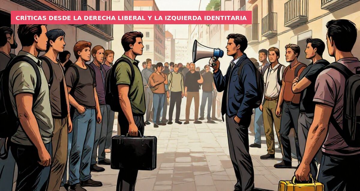 Críticas desde la derecha liberal y la izquierda identitaria