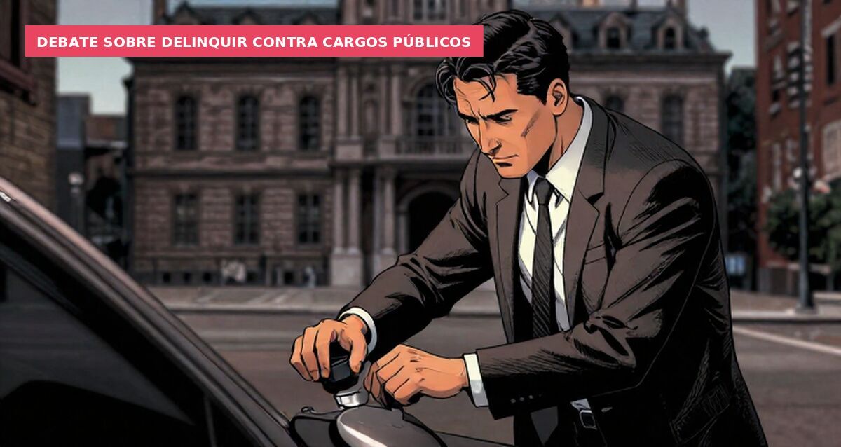 Debate sobre delinquir contra cargos públicos