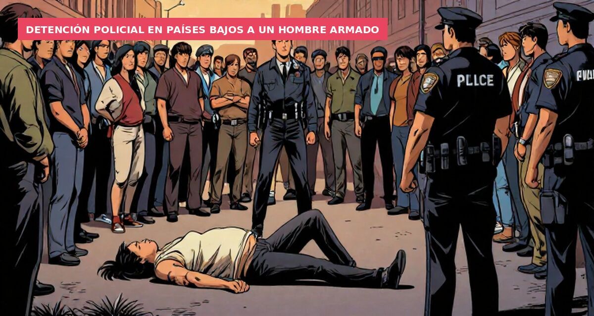 Detención policial en Países Bajos a un hombre armado