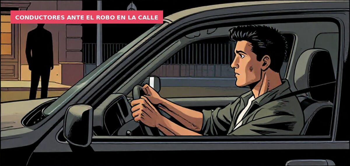 Conductores ante el robo en la calle