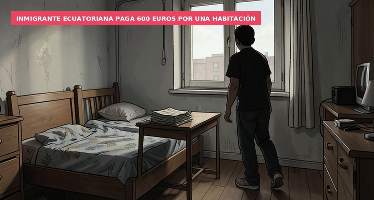 Inmigrante ecuatoriana paga 600 euros por una habitación