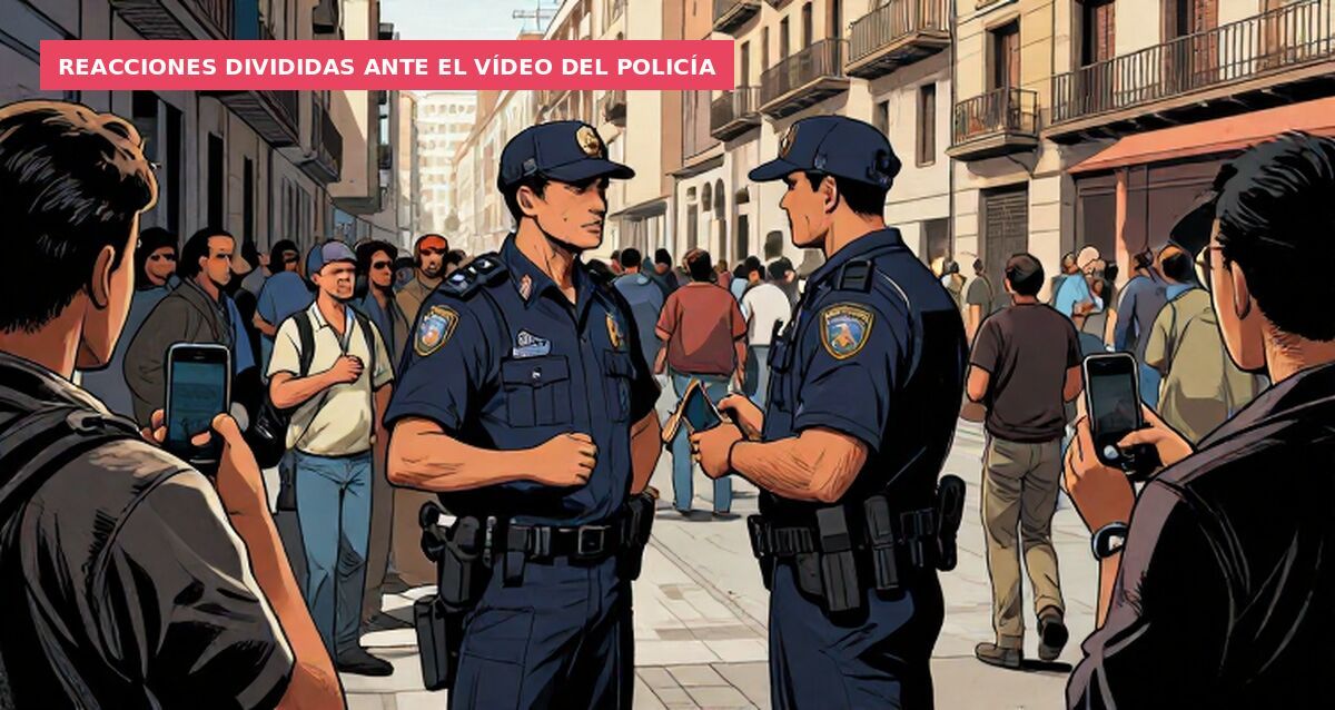 Reacciones divididas ante el vídeo del policía