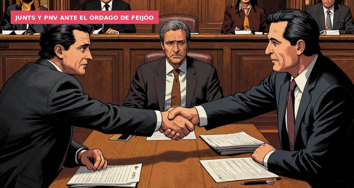 Junts y PNV ante el órdago de Feijóo