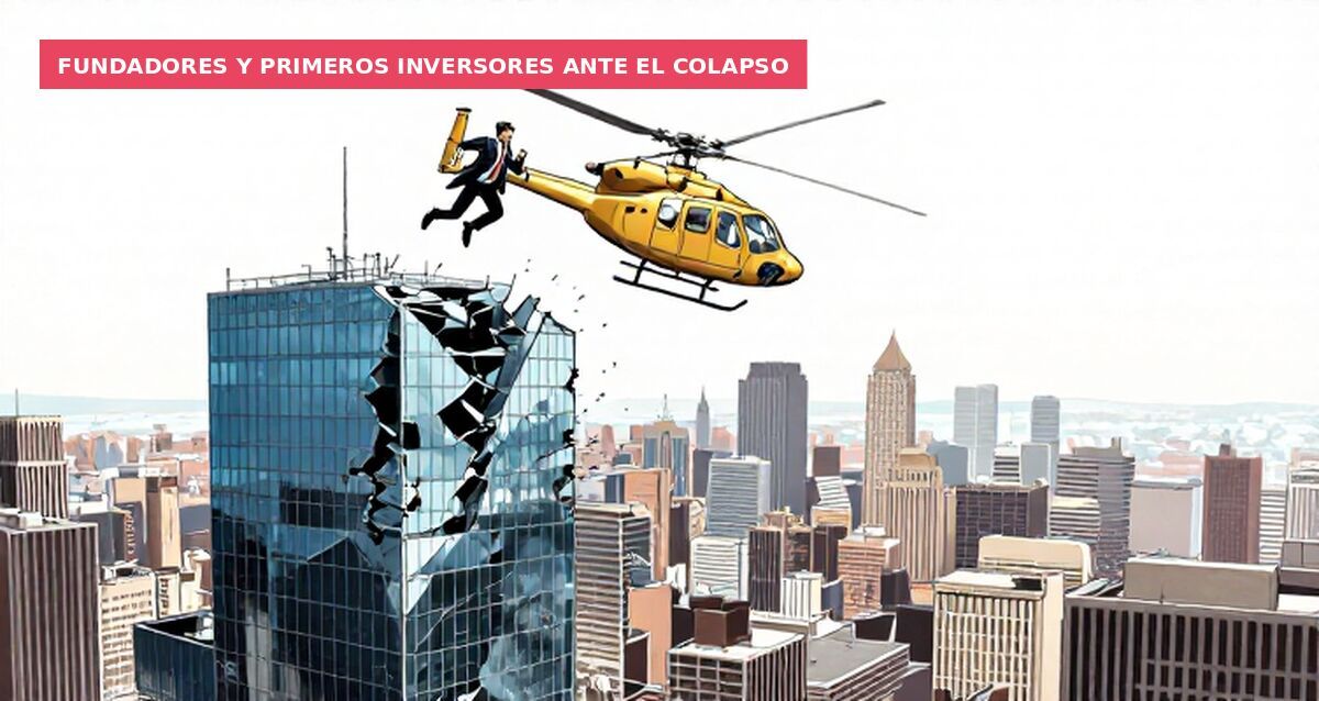 Fundadores y primeros inversores ante el colapso