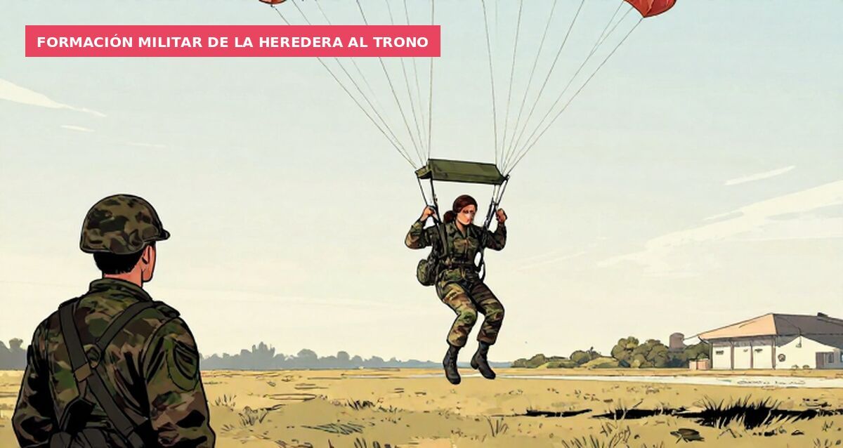 Formación militar de la heredera al trono
