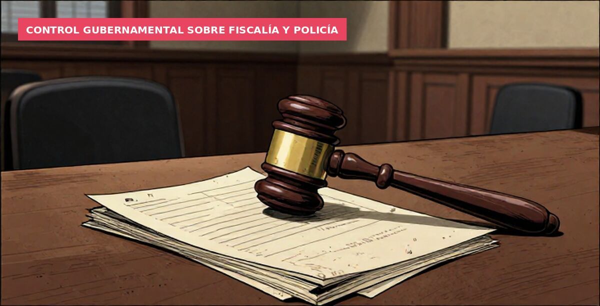 Control gubernamental sobre fiscalía y policía