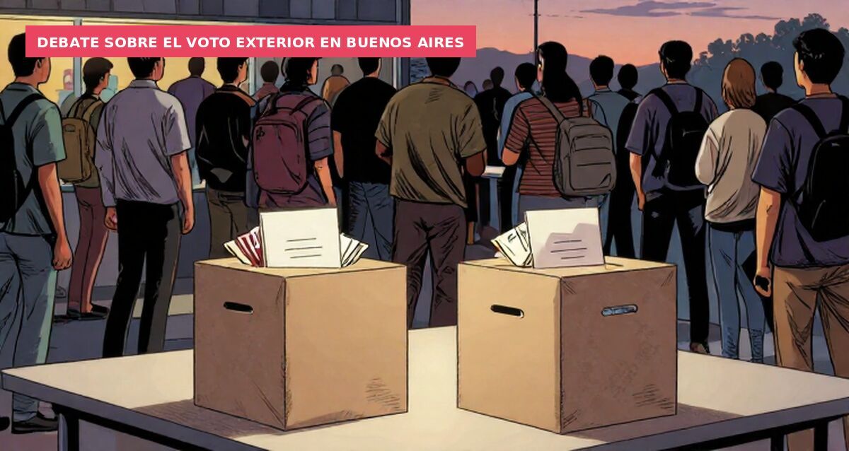 Debate sobre el voto exterior en Buenos Aires