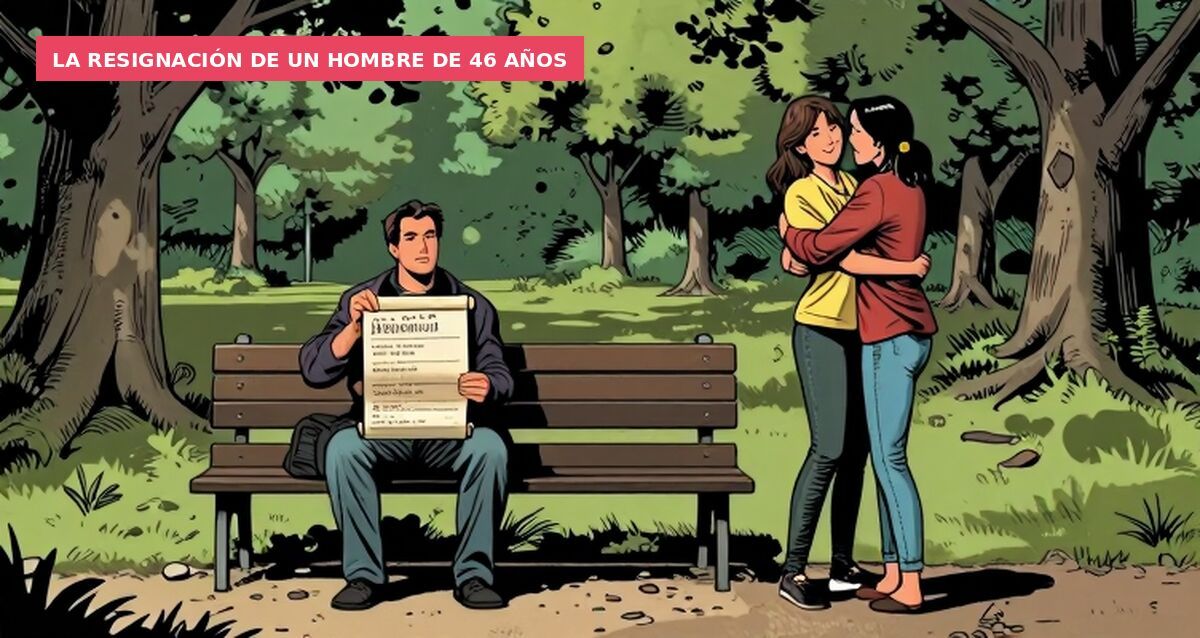 La resignación de un hombre de 46 años