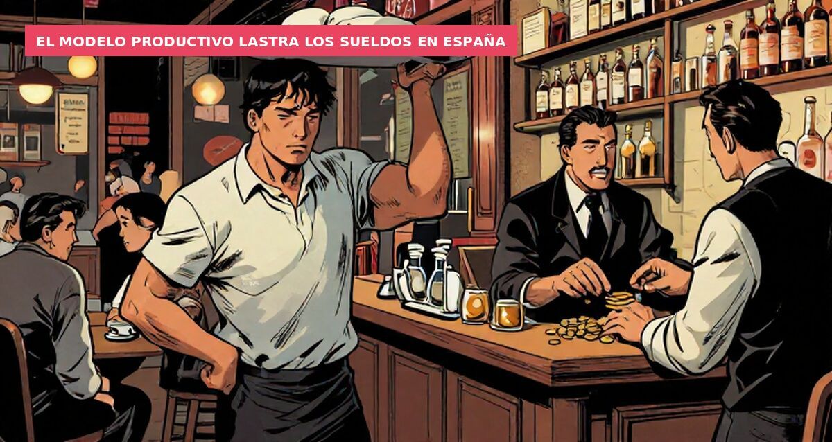 El modelo productivo lastra los sueldos en España