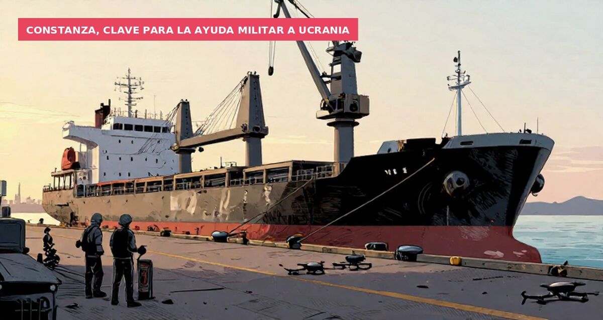 Constanza, clave para la ayuda militar a Ucrania