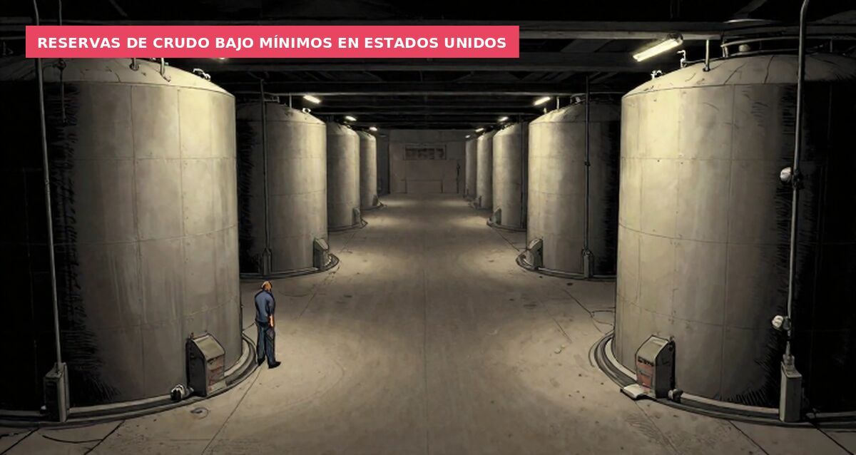 Reservas de crudo bajo mínimos en Estados Unidos