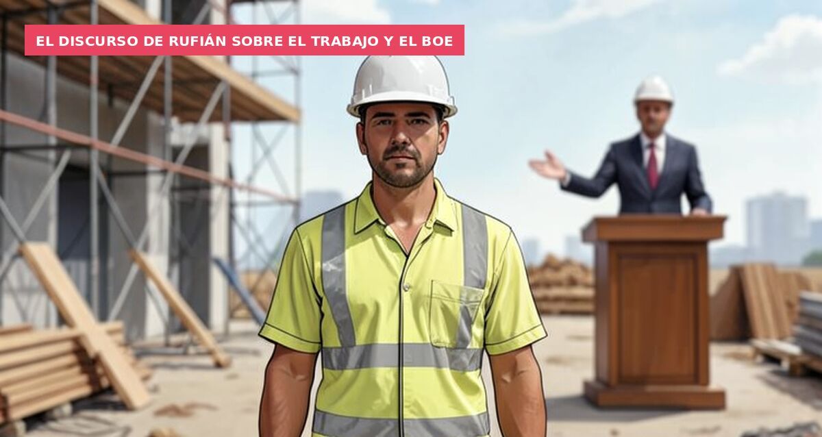 El discurso de Rufián sobre el trabajo y el BOE