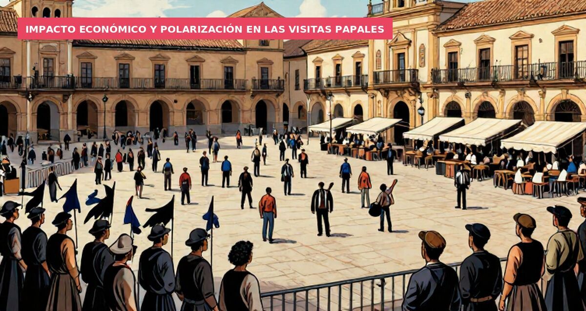 Impacto económico y polarización en las visitas papales