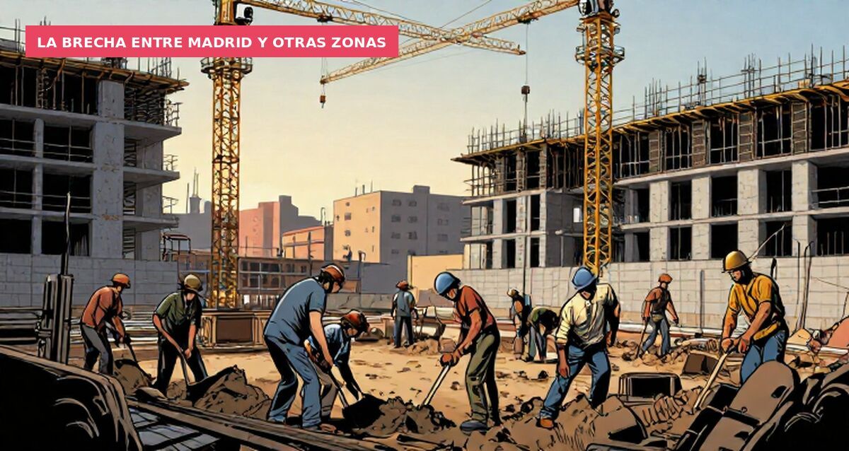 La brecha entre Madrid y otras zonas