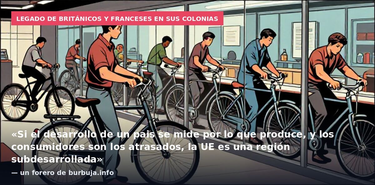 El tercer mundo no quiere prosperar, quiere consumir.