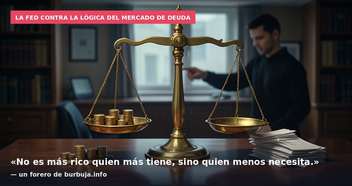 La Fed contra la lógica del mercado de deuda: «No es más rico quien más tiene, sino quien menos necesita.» — un forero de burbuja.info