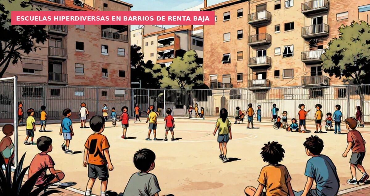 Escuelas hiperdiversas en barrios de renta baja