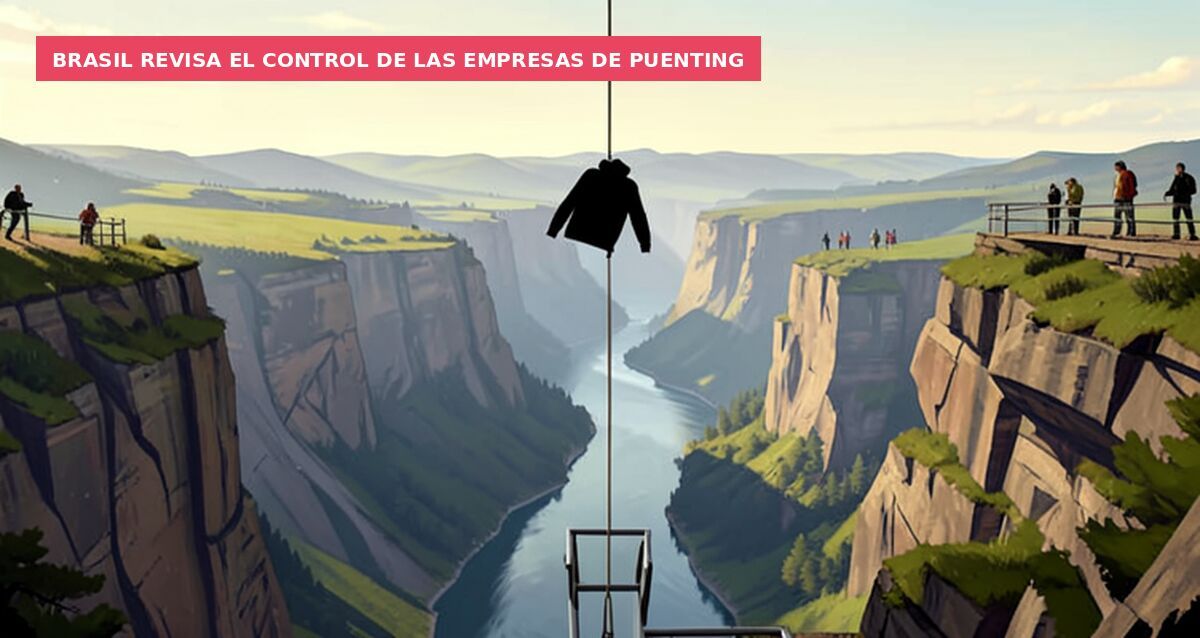 fallo haciendo puenting, la tiran sin cuerda...video