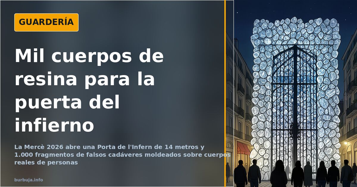 La Mercè 2026 estrena una puerta del infierno de 14 metros | Burbuja.info