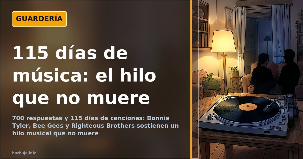 El hilo musical que sobrevive a 700 respuestas y 115 días